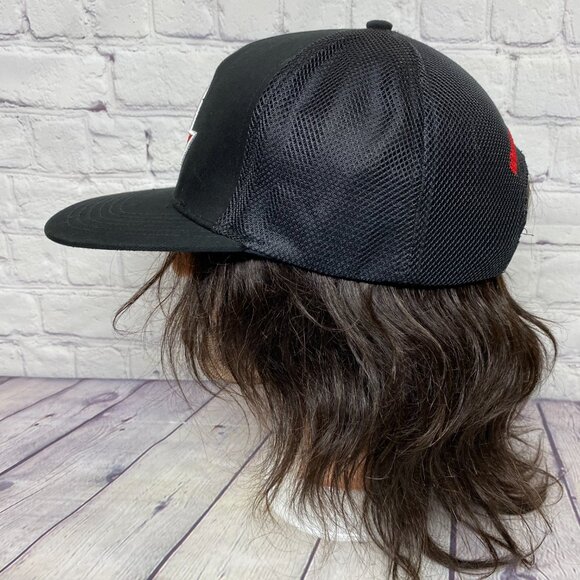 Gong Show Budweiser Beer Trucker Hat Mesh Cap Snapback Black Hockey Goal Light - Picture 2 of 8